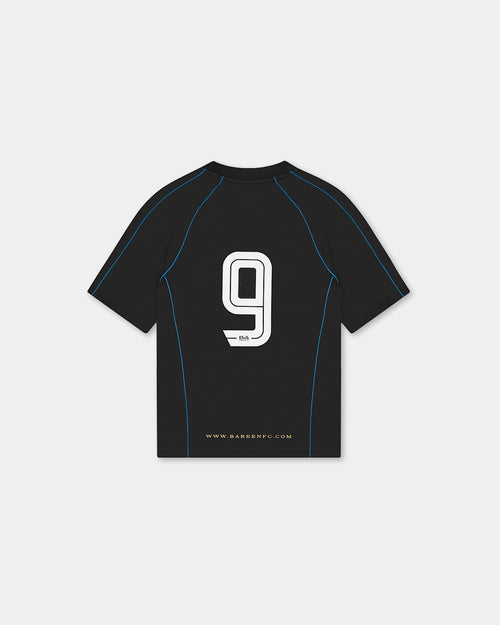 Short Sleeve Football Jersey - Black