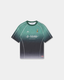 Bareen Short Sleeve Football Jersey - Teal Gradient
