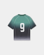 Bareen Short Sleeve Football Jersey - Teal Gradient