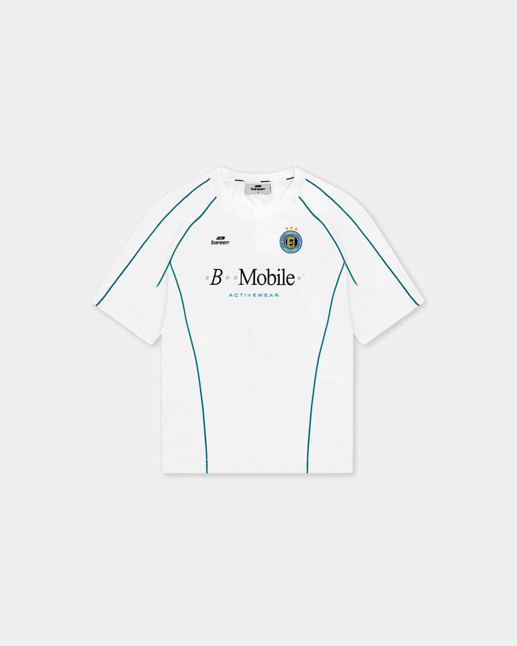 Bareen Short Sleeve Football Jersey - White