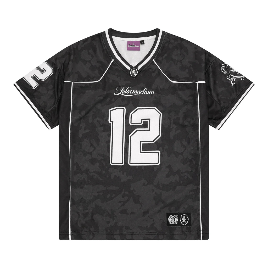 LUKAMACHAIN Camo Jersey Black