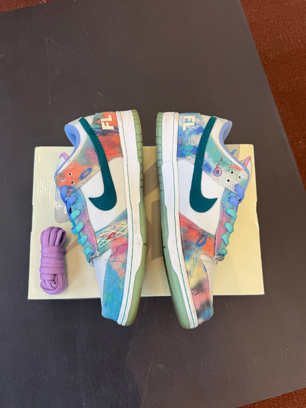 Nike SB Dunk Low Futura Laboratories Bleached Aqua (EU: 44)