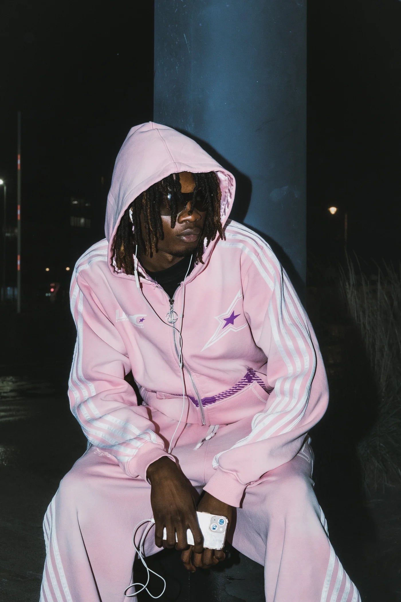 LUKAMACHAIN JOGGER STRIPED - PINK