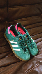 adidas Gazelle Indoor Collegiate Green Lucid Pink (Women's)