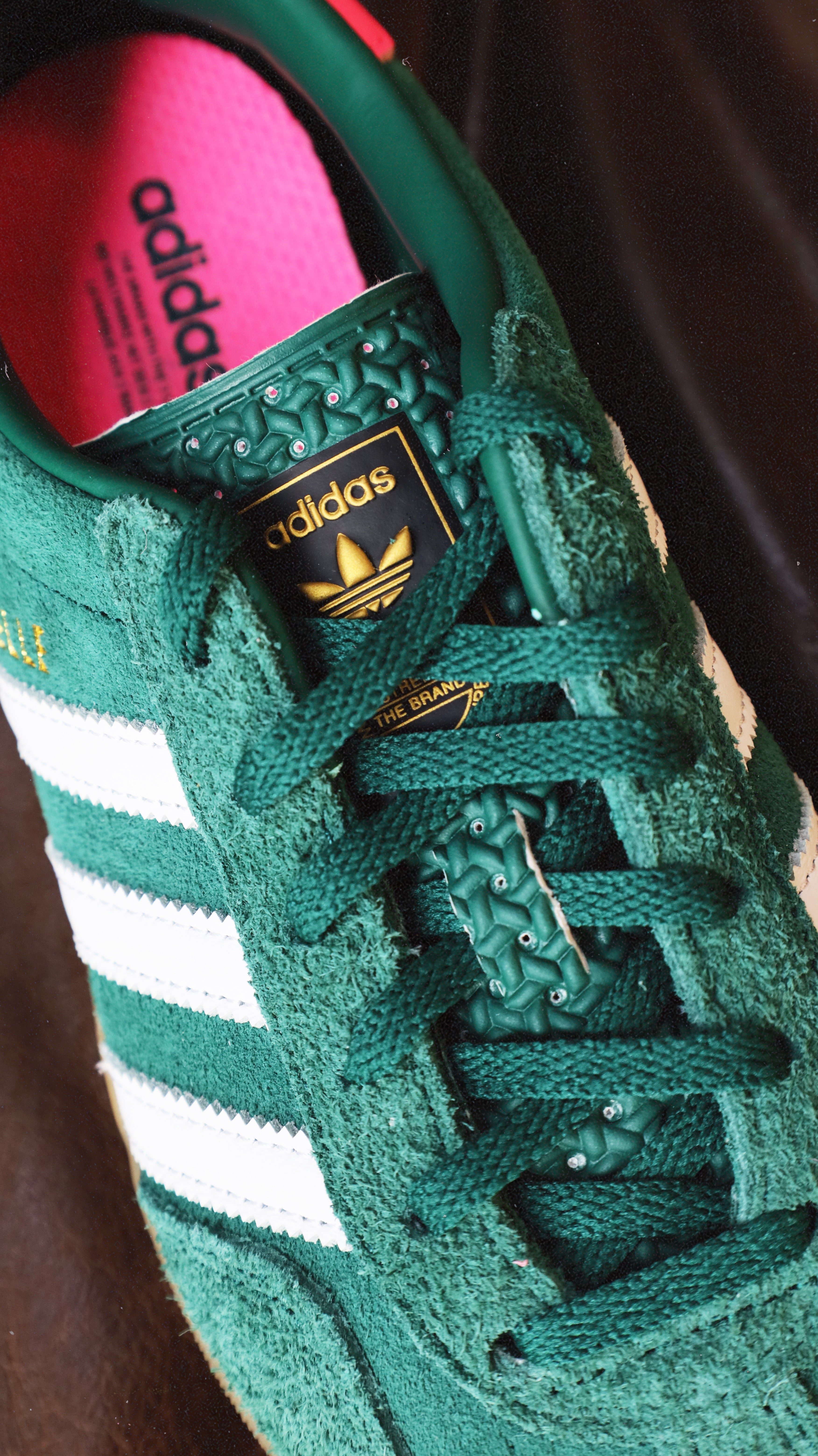 adidas Gazelle Indoor Collegiate Green Lucid Pink (Women's)