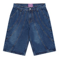LUKAMACHAIN Panel Jorts Blue