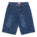 LUKAMACHAIN Panel Jorts Blue