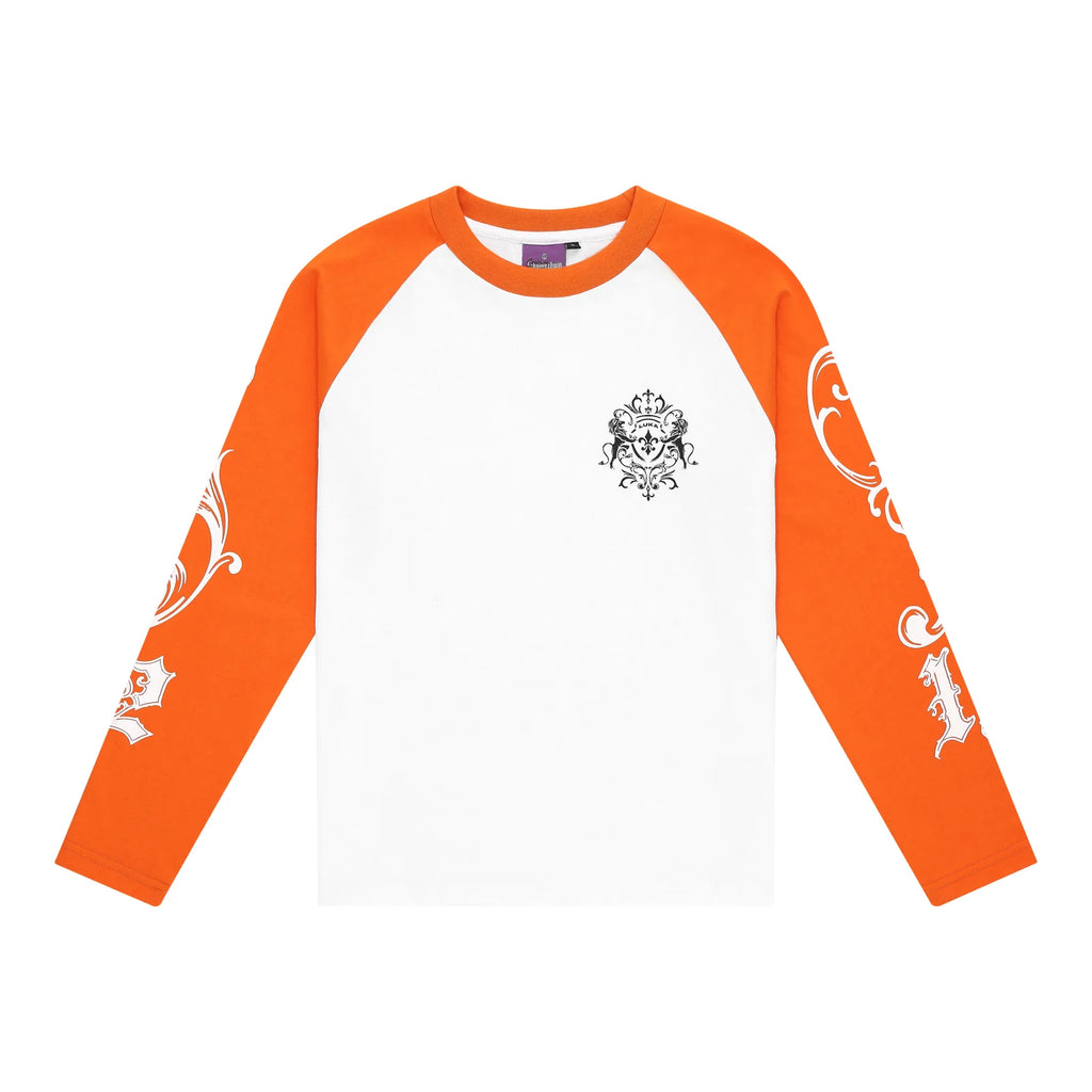LUKAMACHAIN Longsleeve Orange - Ancient Flower