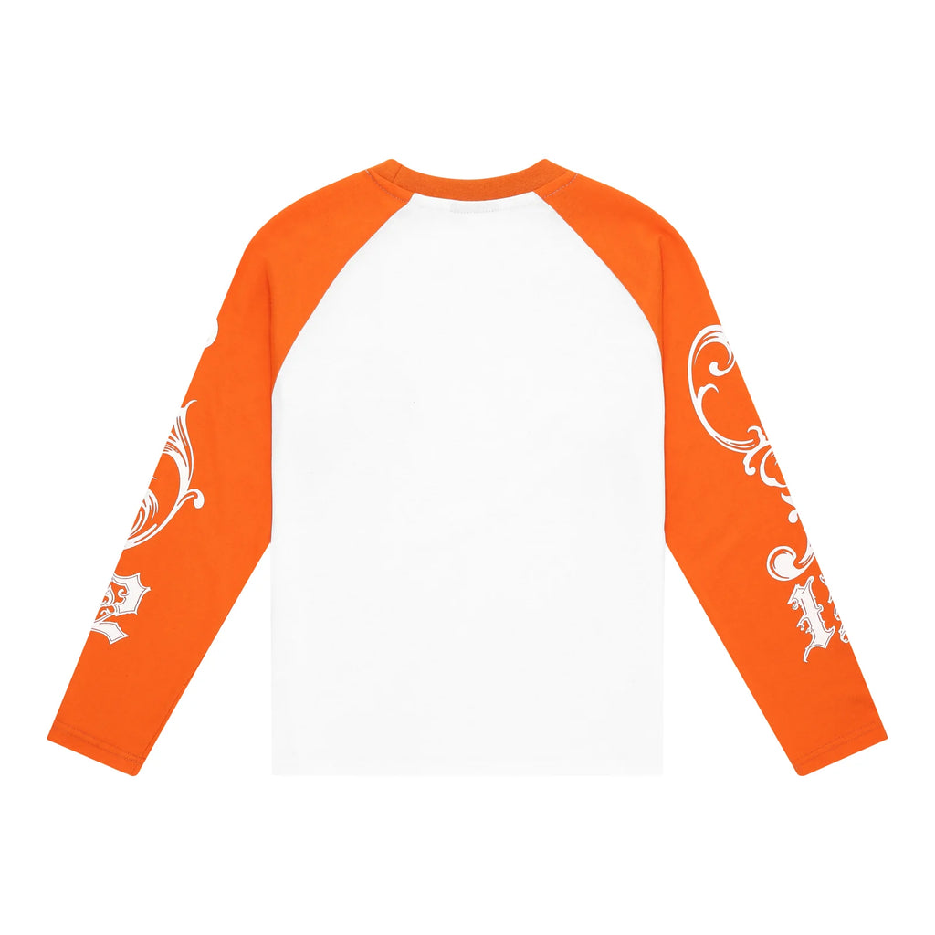 LUKAMACHAIN Longsleeve Orange - Ancient Flower