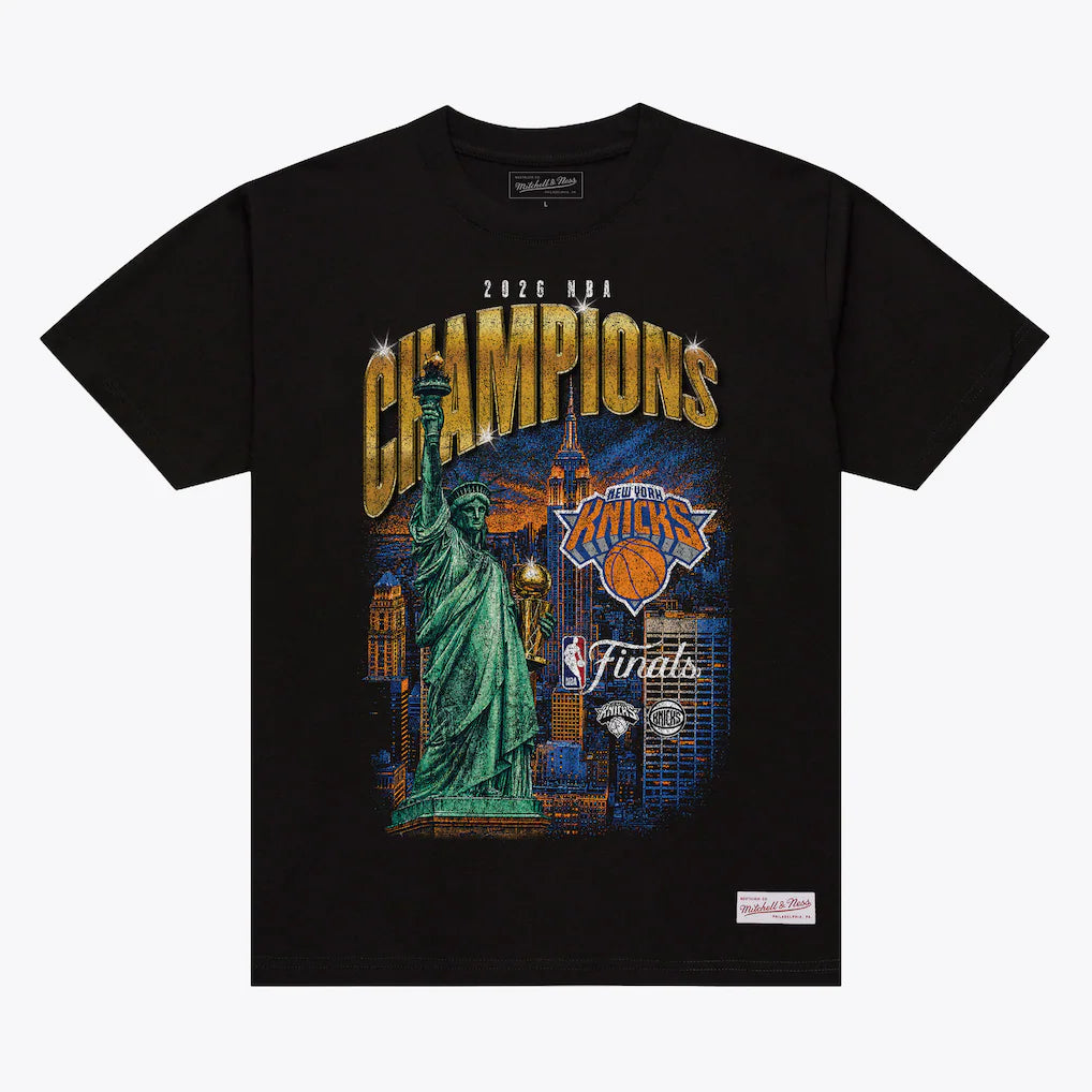Mitchell & Ness - New York Knicks 2026 NBA Finals Champions City T-Shirt Black