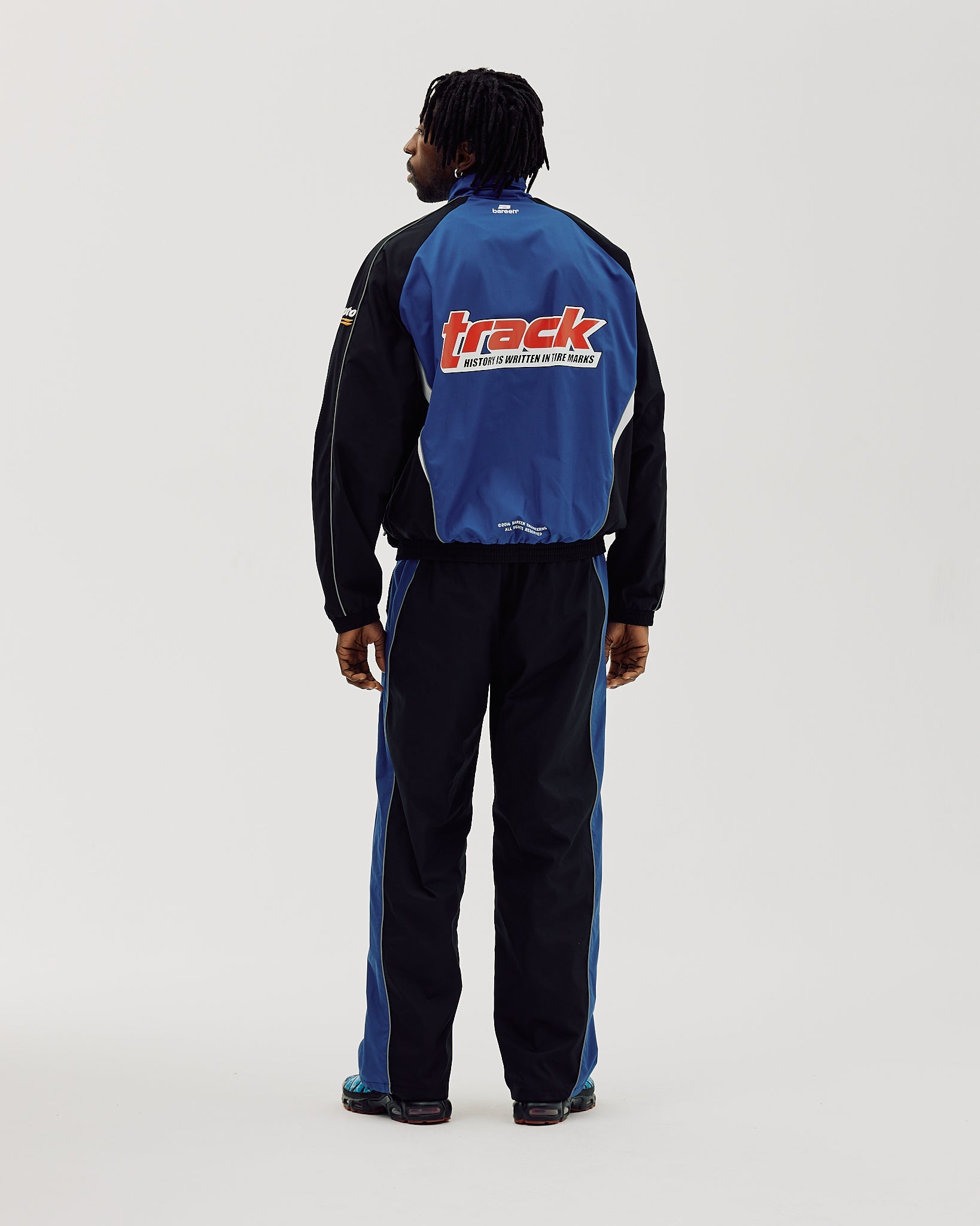 Bareen Oversize Track Jacket Cobalt Blue