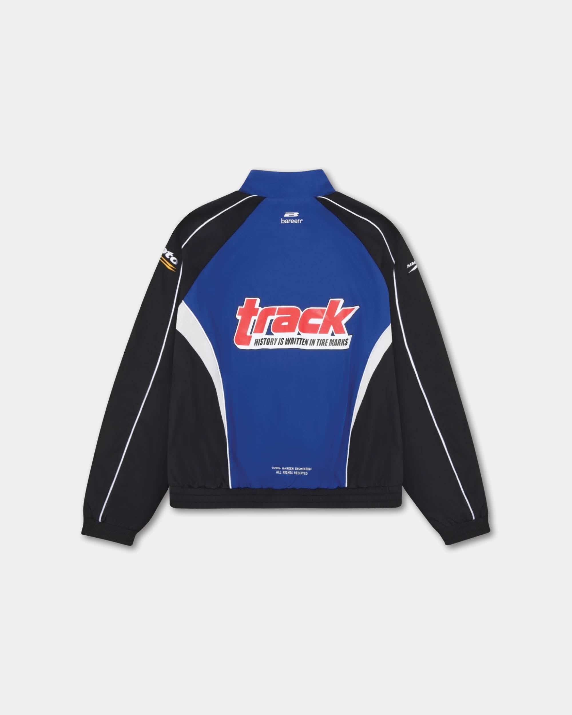 Bareen Oversize Track Jacket Cobalt Blue