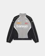 Bareen Oversize Track Jacket Ghost Gray
