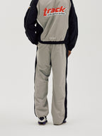 Bareen Oversize Track Pants Ghost Grey