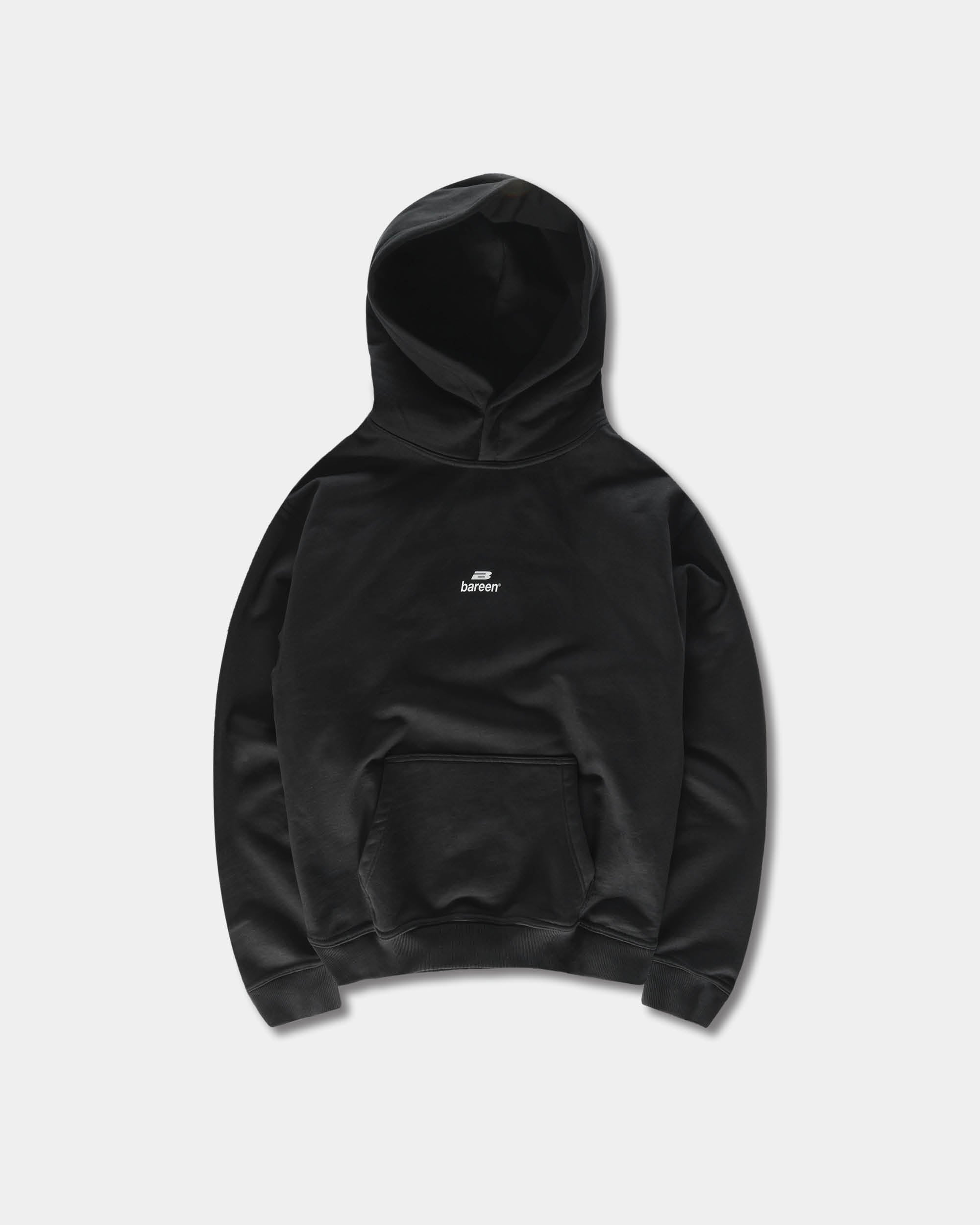 Bareen Oversized Hoodie Logo Black