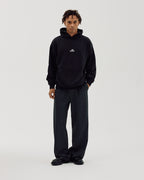Bareen Oversized Hoodie Logo Black