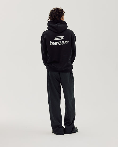 Bareen Oversized Hoodie Logo Black