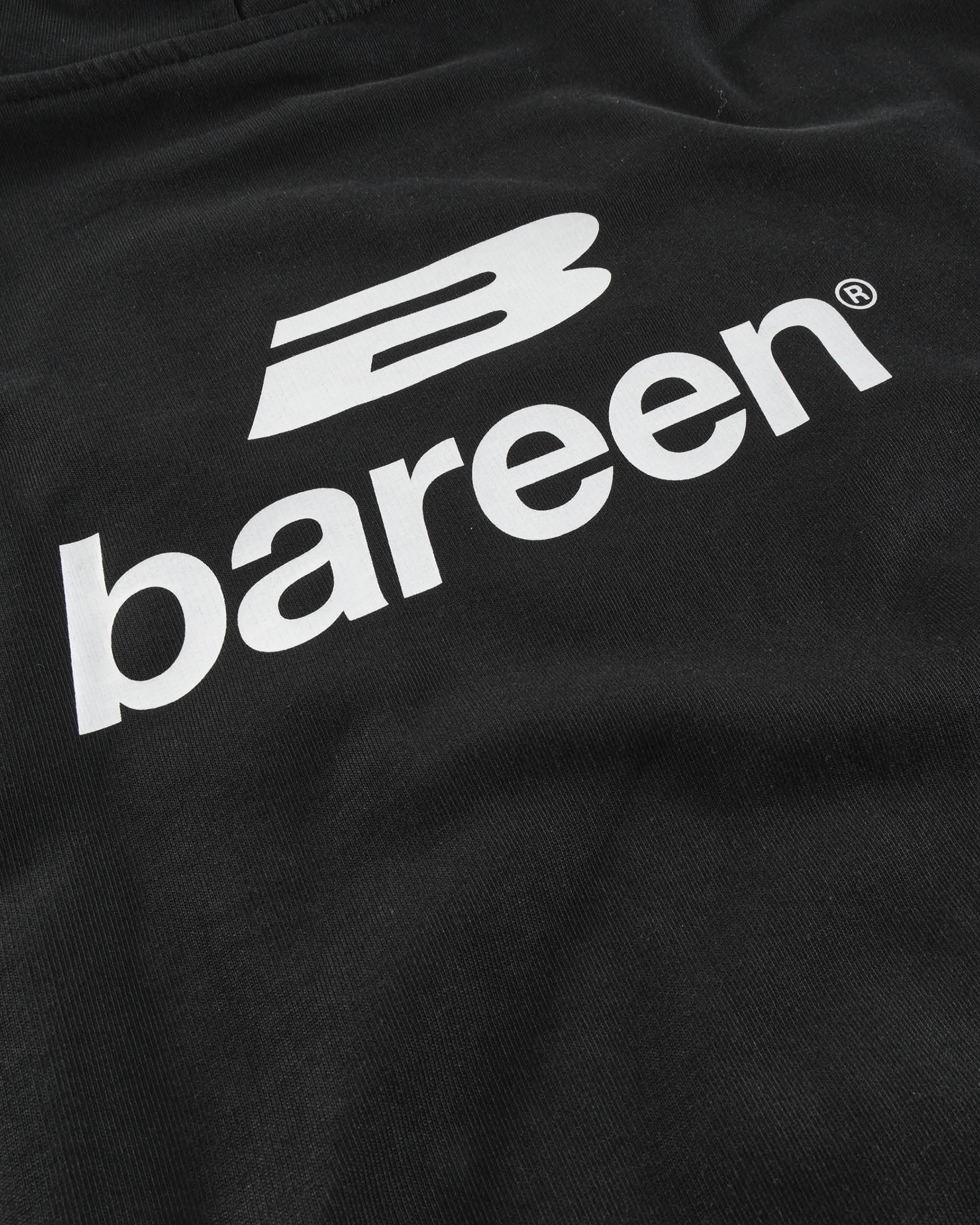 Bareen Oversized Hoodie Logo Black