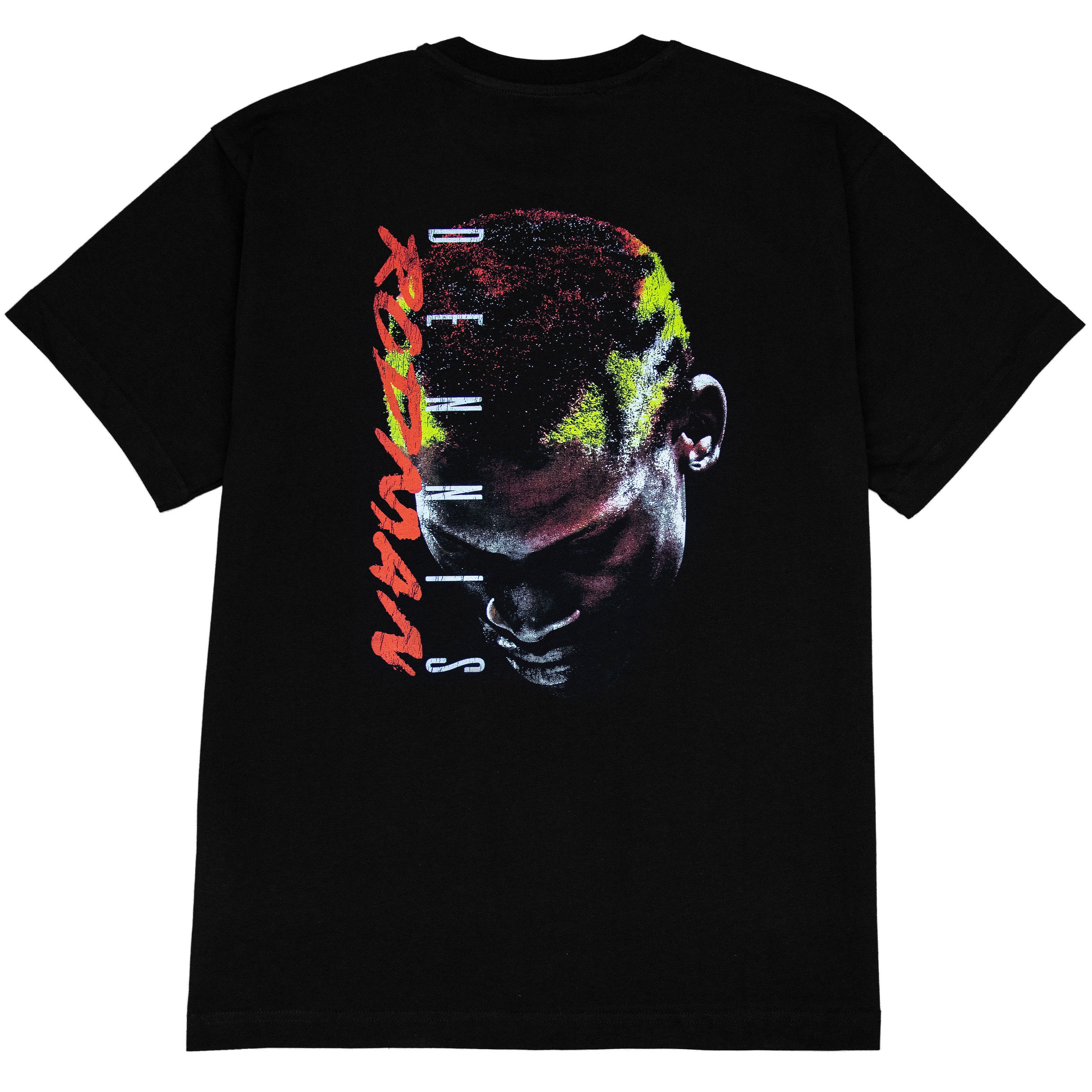 Mitchell And Ness Face Boxy Tee Dennis Rodman  Chicago Bulls -Black