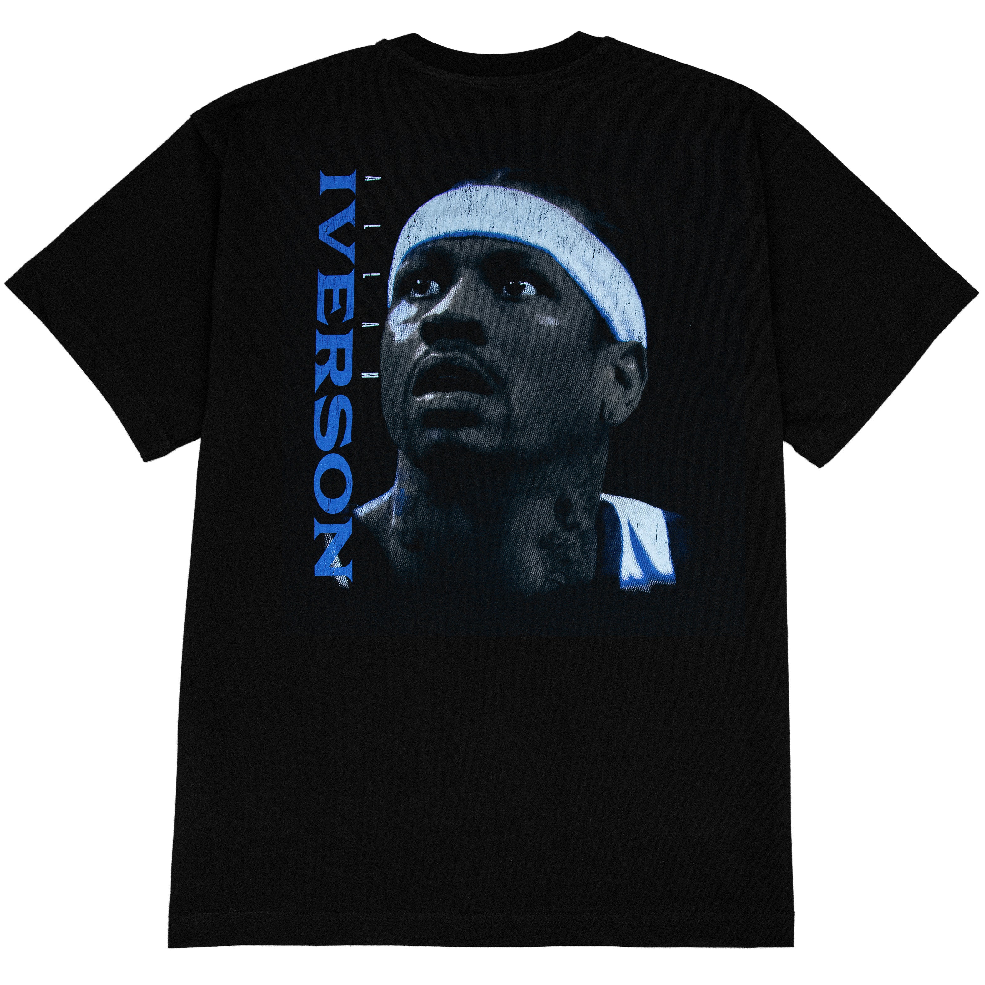Mitchell And Ness Face Boxy Tee Allen Iverson - P. 76ers- Black