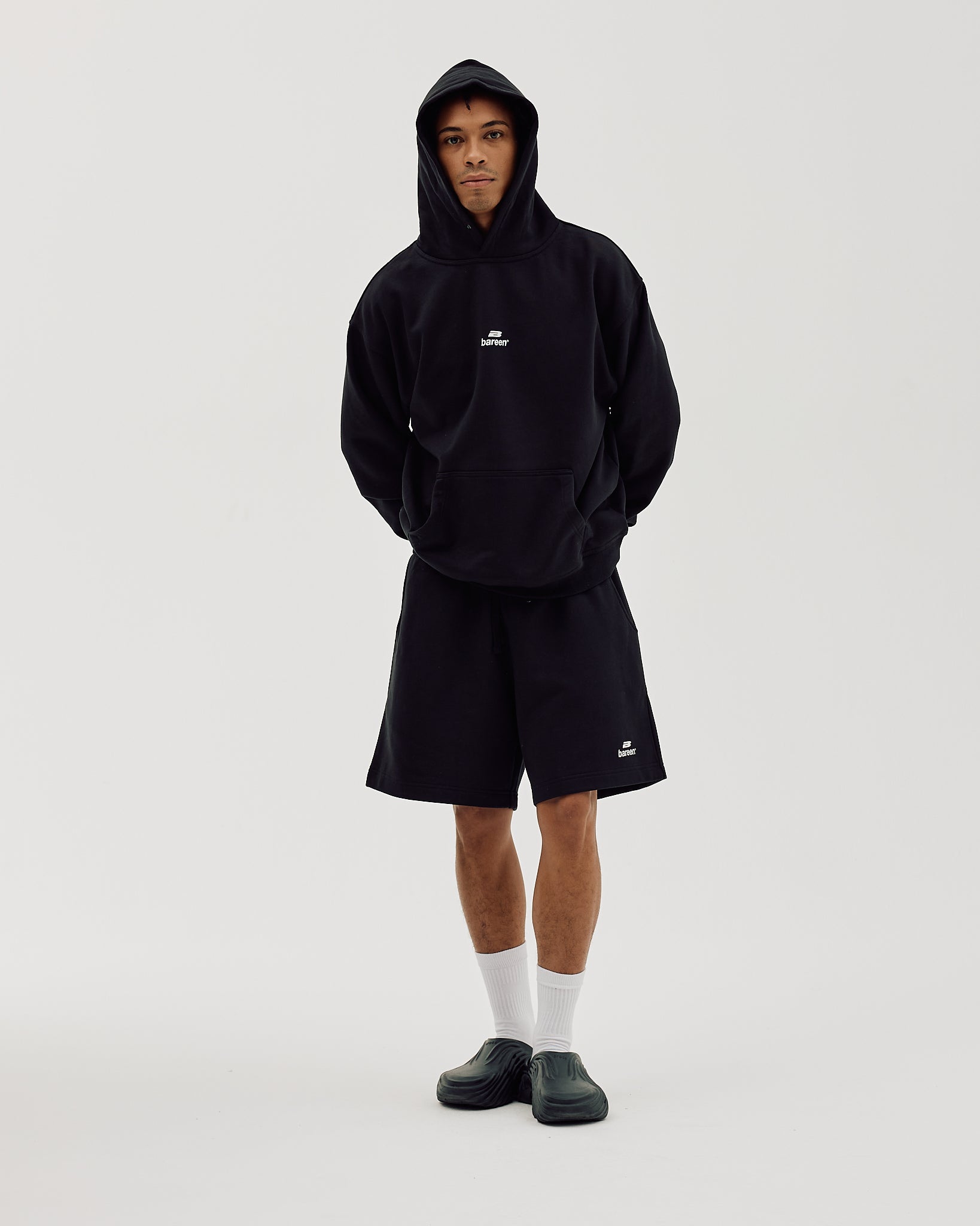 Bareen Sweat Shorts Logo Black