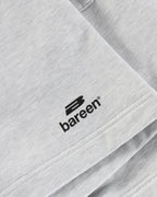 Bareen Sweat Shorts Logo Cloudy Grey