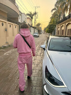 LUKAMACHAIN ​​Flared Jogger Pink