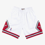 Mitchell And Ness Swingman Shorts Chicago Bulls - White