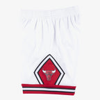 Mitchell And Ness Swingman Shorts Chicago Bulls - White