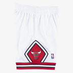 Mitchell And Ness Swingman Shorts Chicago Bulls - White