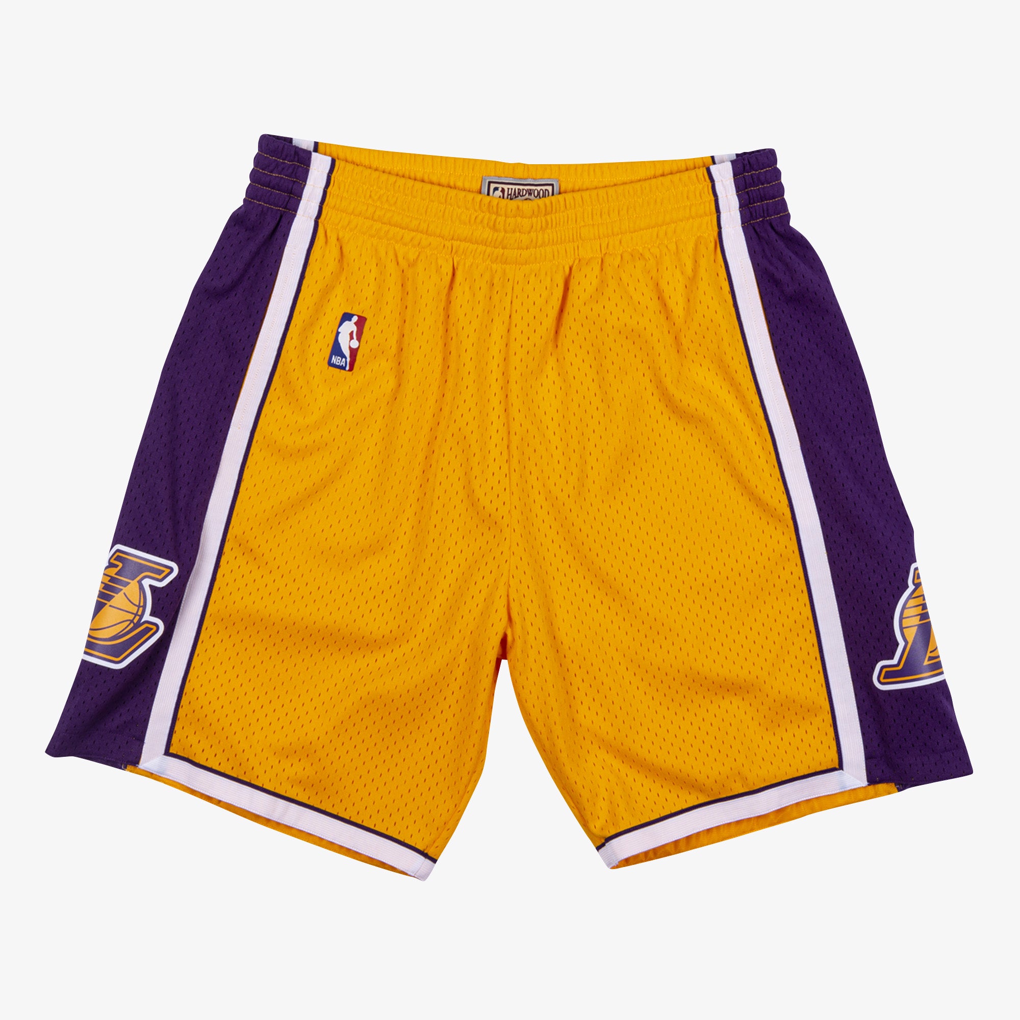 Mitchell And Ness Swingman Shorts - LA Lakers - Light Gold/Purple
