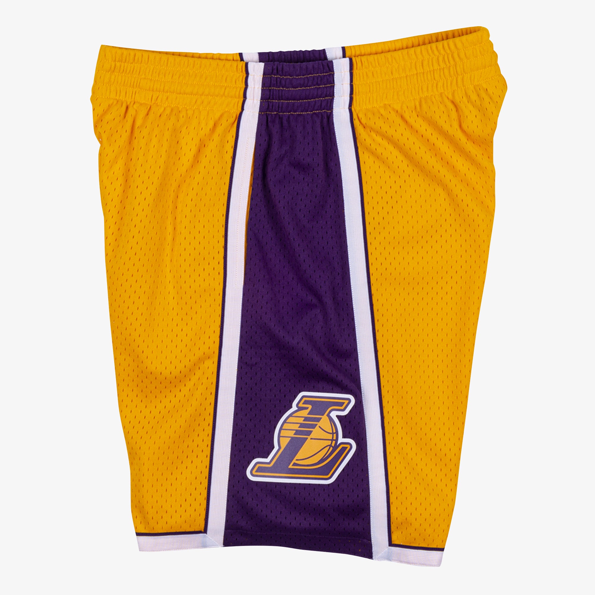 Mitchell And Ness Swingman Shorts - LA Lakers - Light Gold/Purple