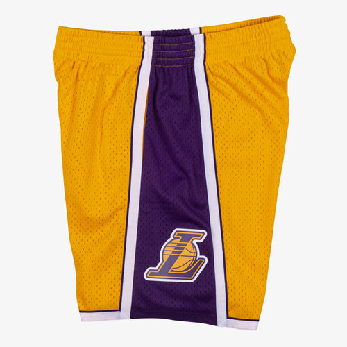 Mitchell And Ness Swingman Shorts - LA Lakers - Light Gold/Purple